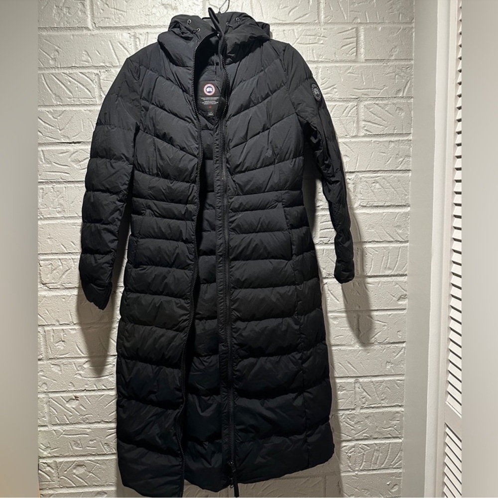 New Authentic Canada Goose Women's Clair Long Coat Size Large - Picture 2 of 11